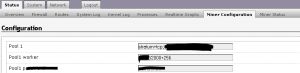 How I had my miners configed
